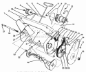 Housing & Rotor Assembly Diagram and Parts List for 38005 6900001-6999999 - 1996 Lawn Boy Snow Blower